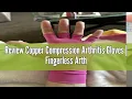 Review Copper Compression Arthritis Gloves Fingerless Arthritis Carpal Tunnel Pain Relief for Men