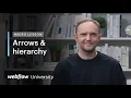 Micro Lesson Use arrow keys to navigate element hierarchy in the Webflow Designer