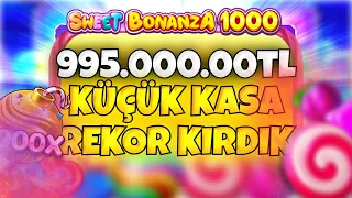 SWEET BONANZA 1000 TÜRKİYE REKORU 🍭 1 MİLYON KAZANDIRAN KÜÇÜK KASA KATLAMA