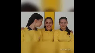 بيلين وزهرة وسيفجي ابطال مسلسل زهرة القصر 