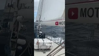 Love sailing our #amelyacht she can handle this ! #sailing #sailingfamily