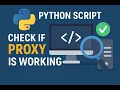 Python Project Proxy Checker Check Proxies Using Requests Module