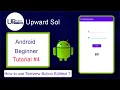 TextView EditText and Button In Android Studio Java Xml In Urdu