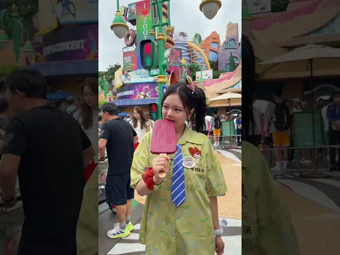 $1 vs $100 ICE CREAM 🍦 #disneyland  #disneyworld #shanghaidisneyla
