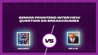 Senior Frontend Machine Coding Interview Question on Breadcrumbs