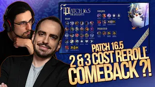 2 und 3 Cost Reroll Comeback TFT Patchnotes 16 5 mit Loescher