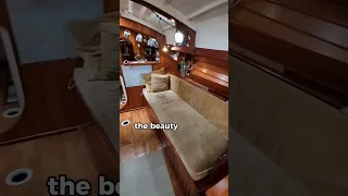 This Unique 62 Foot STEEL DREAM Schooner is ASTONISHING [#shorts Tour] Learning the Lines