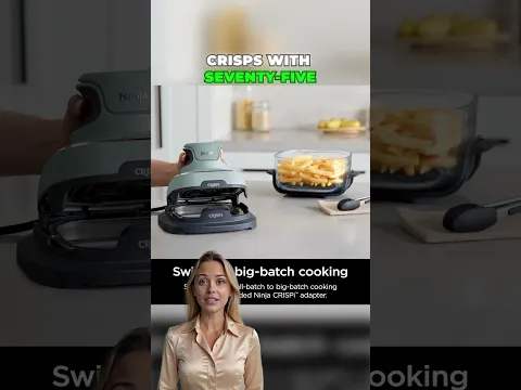 Ninja Crispi Portable Air Fryer Quick Review: Glass Crisps Anywhere! - YouTube thumbnail