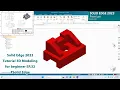 Solid Edge 2023 Tutorial - 3D Modeling for beginner EP 33