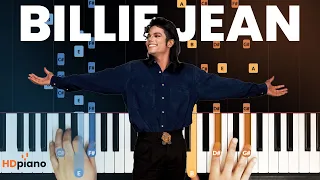 How to Play "Billie Jean" by Michael Jackson | HDpiano (Whole Song) Piano Tutorial
