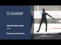 Investigation Response Resolution SafeSport