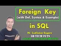 Foreign Key in SQL What is Foreign Key in DBMS Constraints in SQL DBMS Telugu