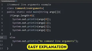 Command line arguments in Java Java tutorials for beginners