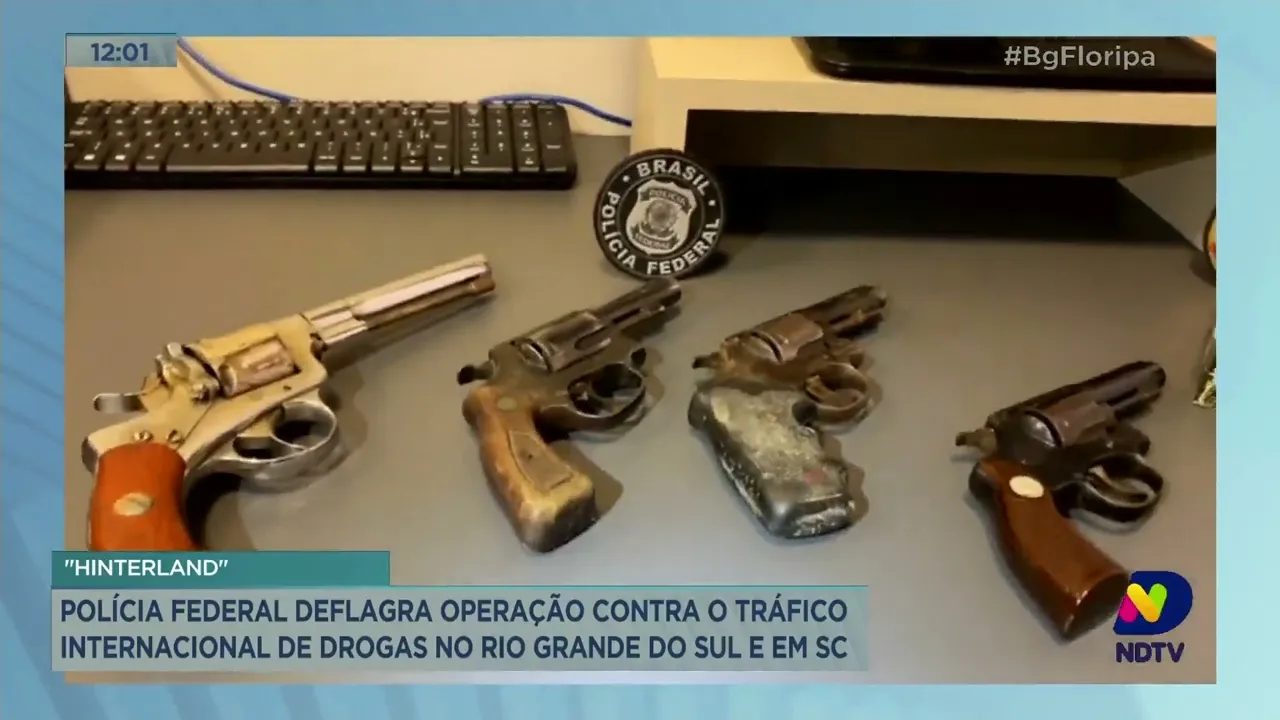 Polícia Federal deflagra operação contra o tráfico internacional de drogas no RS e em SC