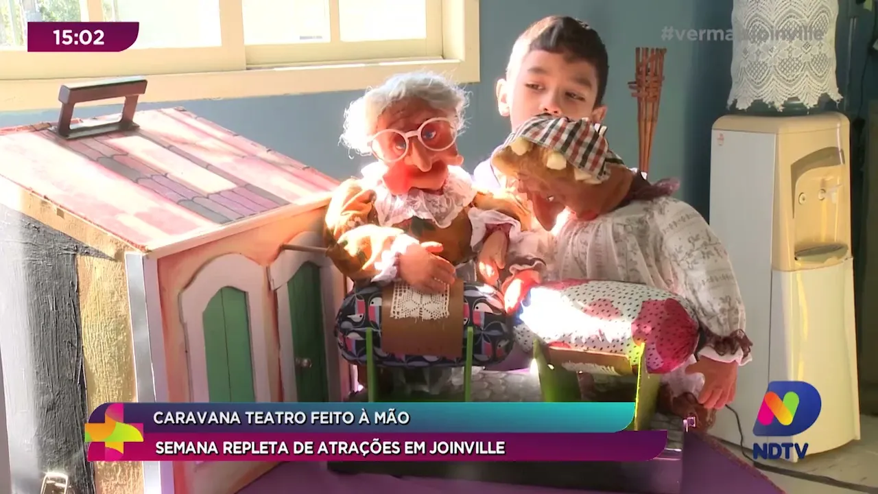 Caravana Teatro Feito à Mão: semana repleta de atrações em Joinville