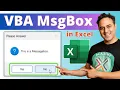 How to Display a Message Box in Excel Using VBA
