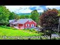Vermont Farmhouse For Sale 250k 27 acres Vermont Land For Sale Vermont Real Estate For Sale