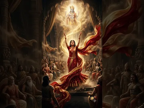 भगवान कृष्ण ने द्रौपदी की पुकार सुनकर उसकी लाज कैसे बचाई?