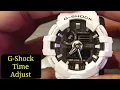 How to set the Date Time on Casio Gshock 5522 Analog and Digital GA-700