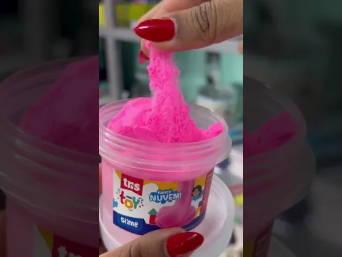 Slime NUVEM, parece teia de aranha!