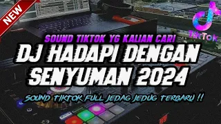 Download DJ HADAPI DENGAN SENYUMAN REMIX || FULL BASS SOUND TIKTOK BREAKBEAT 2024 MP3