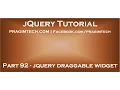 jquery draggable widget