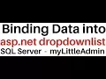 Dropdownlist Bind Data In c myLittleAdmin For SQL Server Database