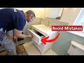 How to Install a Bathroom Vanity with Shelving Avoiding Mistakes