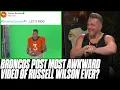 Broncos Post The Most Awkward Of Russell Wilson EVER Pat McAfee Reacts
