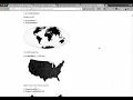 Map projections with D3