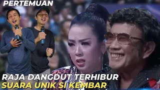 viral raja dangdut pun terhibur oleh si kembar bersuara unik dengan lagu pertemuan