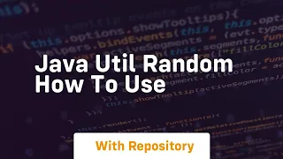 java util random how to use