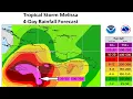 TS Melissa Forecast To Become A Major Hurricane With Catastrophic Flash Flooding Landslides
