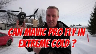 Ep26.  Can the Mavic Pro fly in a extreme cold?