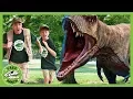 Giant Dinosaur Park Adventure Escape Room Pretend Play with Mystery Eggs T-Rex Dinosaurs for Kids