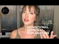 Conditional approval explained