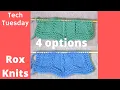 Four Options for Vertically Stacked Double Increases Technique Tuesday
