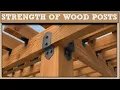How much load can a timber post actually carry