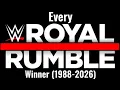 Every WWE Royal Rumble Winner 1988-2026