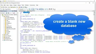 Convert Database between SQL Versions part2-Convert SQL Script to SQL Server
