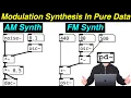 AM Synth FM Synth Pure Data Tutorial