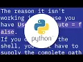 How do I run a Python script from C