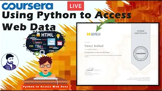 Coursera Using Python to Access Web Data all assignments and Quizzes solved Live