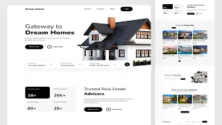 Real Estate Website Design using HTML CSS JavaScript Free Source Code