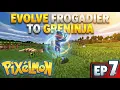 I Finally Evolved FROGADIER into GRENINJA in Minecraft Pixelmon EP 7