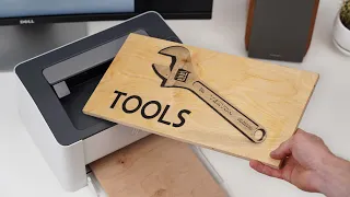 You can print on wood