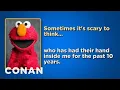 Celebrity Survey Chris Christie Kanye West Elmo Edition CONAN on TBS