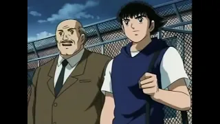 gol pertama tsubasa di barcelona spanyol