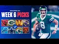 NFL Predictions and Best Bets For EVERY Week 6 Game Commanders at Ravens and MORE