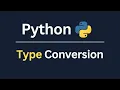 13 Type Conversion in Python Python Hands-on Exercises